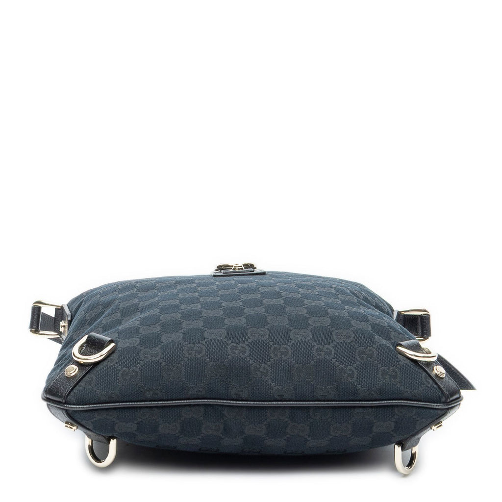 Gucci Abbey Crossbody Black GG Canvas — view 6