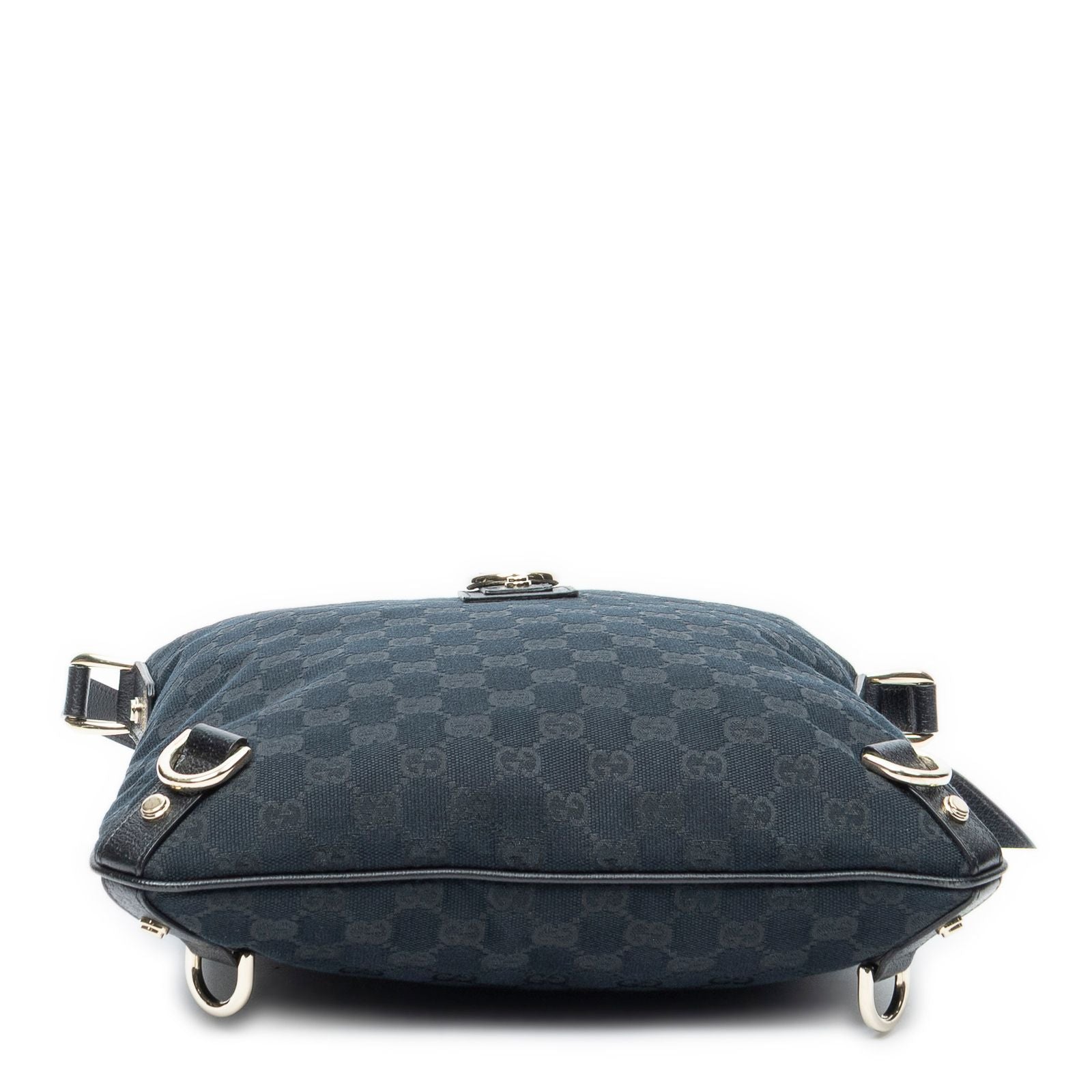 Gucci Abbey Crossbody Black GG Canvas — view 6