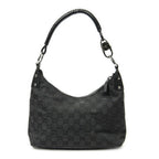 Gucci Small Hobo Black GG Canvas — view 5