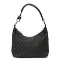 Gucci Small Hobo Black GG Canvas