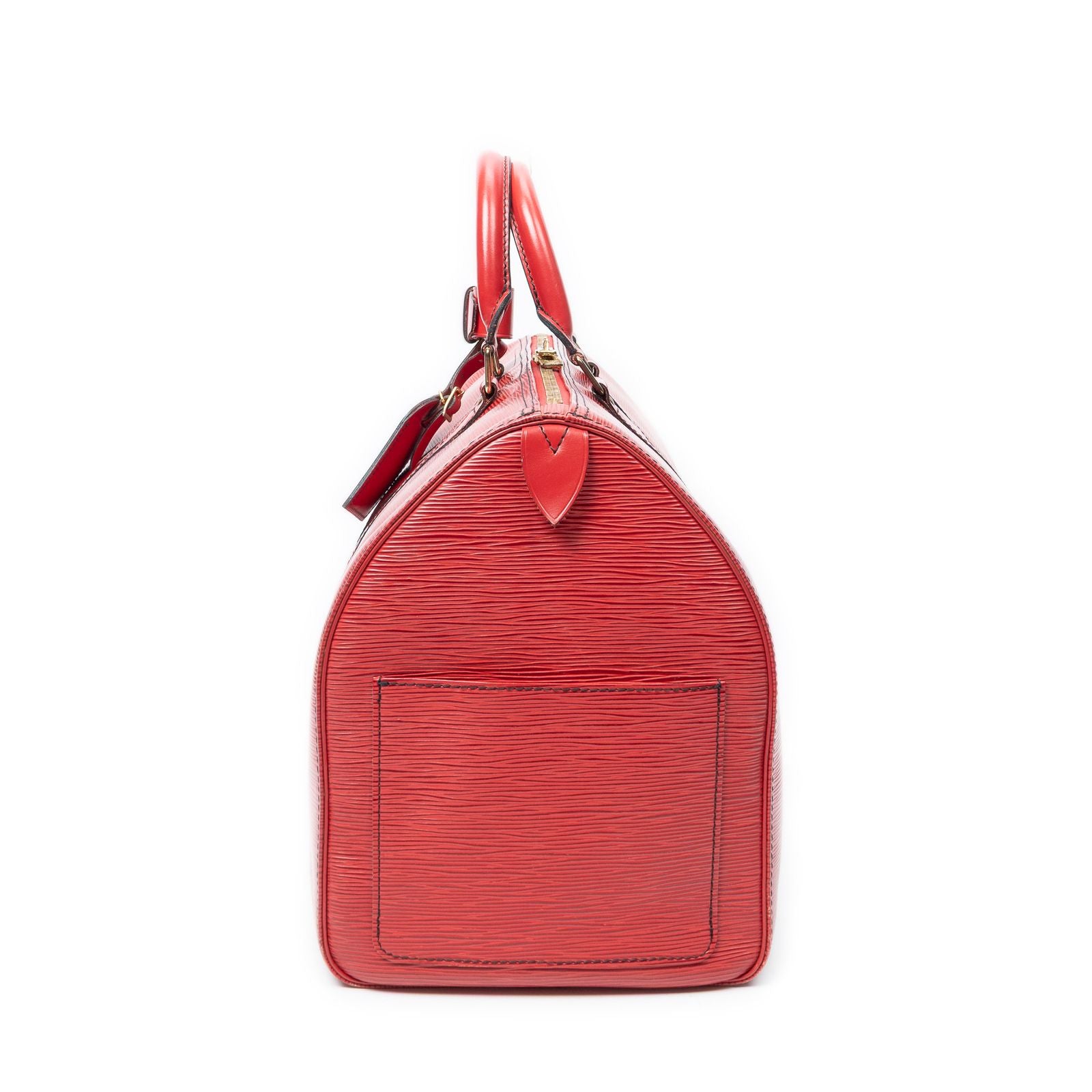 Louis Vuitton Keepall Black Stitchred — view 3