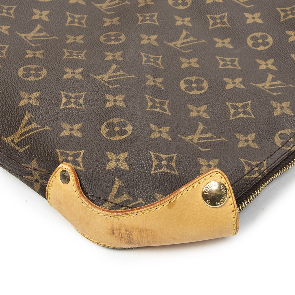 Louis Vuitton Kabul Garment Brown Monogram Canvas Handbag — view 8