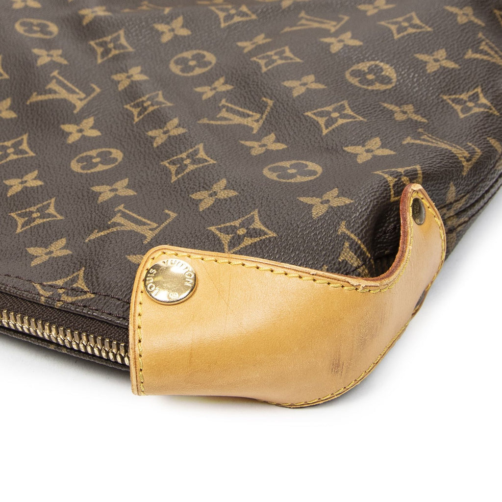 Louis Vuitton Kabul Garment Brown Monogram Canvas Handbag — view 7