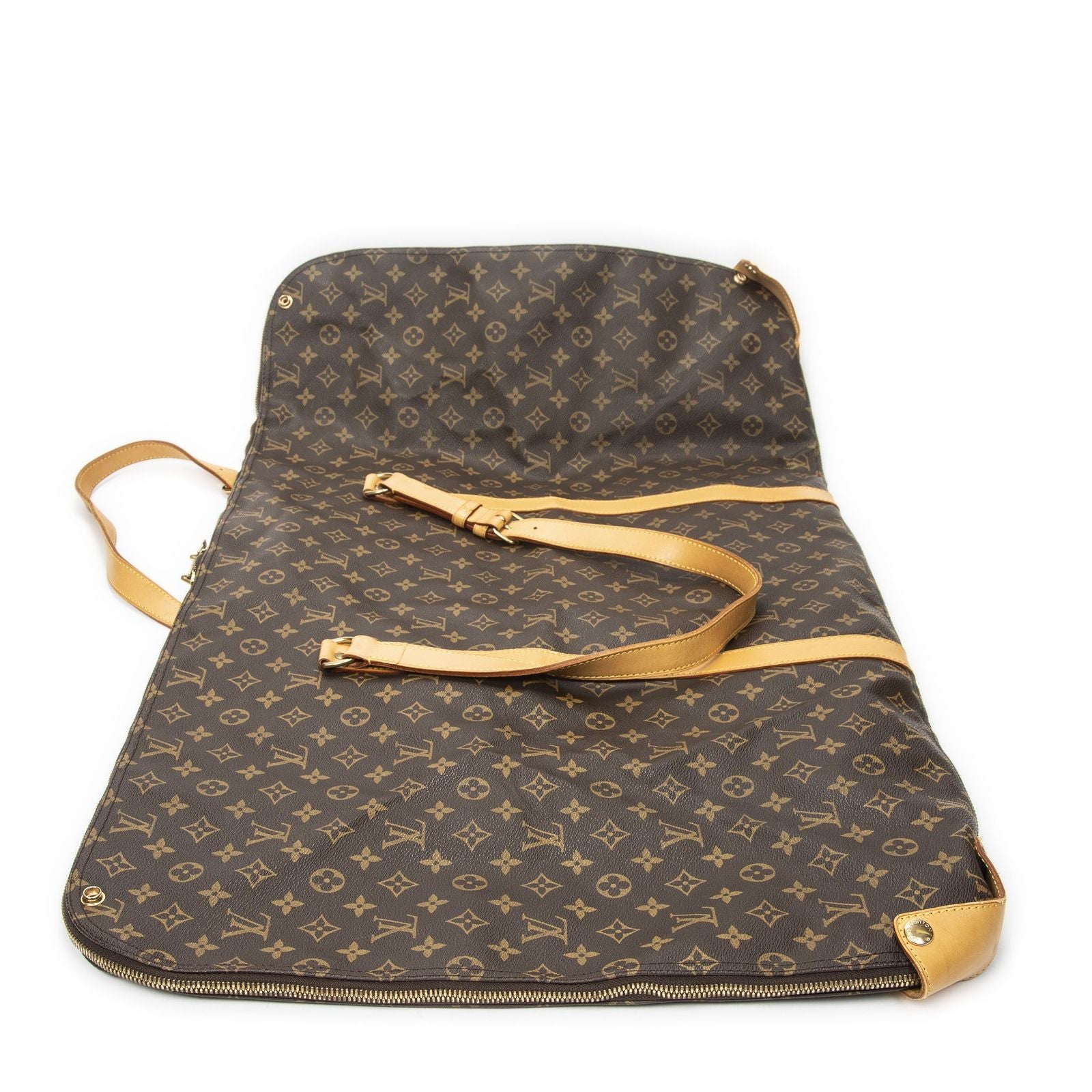 Louis Vuitton Kabul Garment Brown Monogram Canvas Handbag — view 4