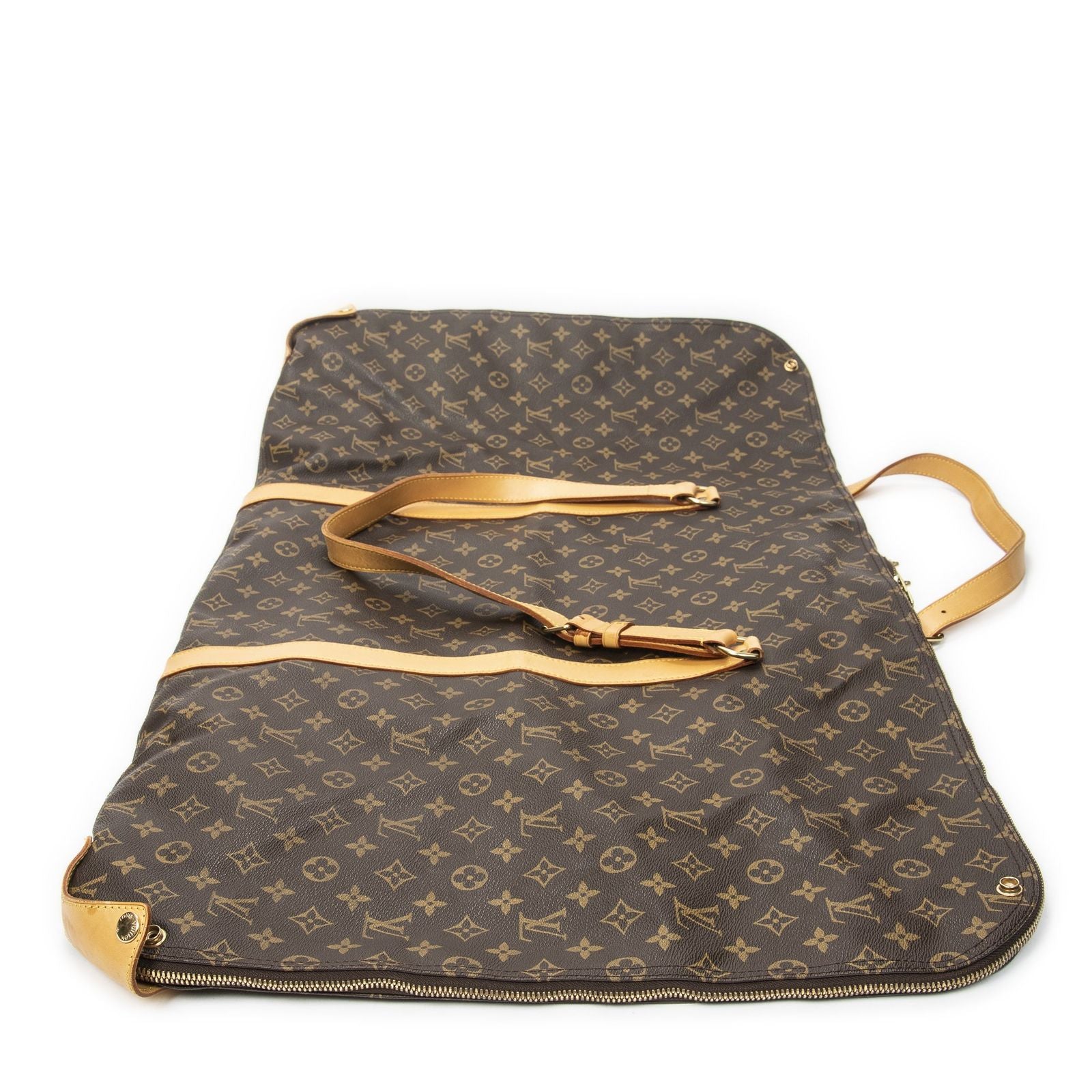Louis Vuitton Kabul Garment Brown Monogram Canvas Handbag — view 3