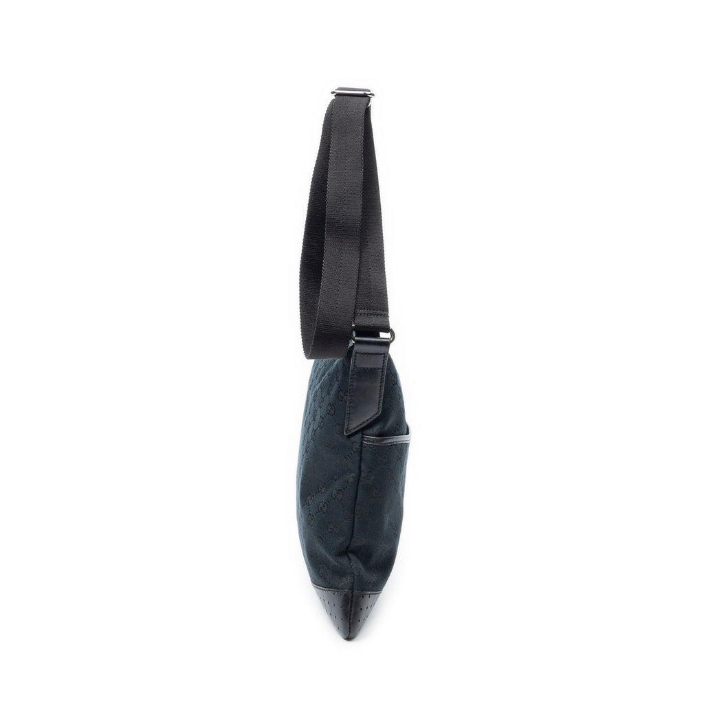 Gucci Web Messenger Black GG Canvas — view 4