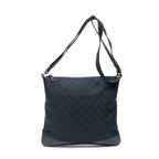 Gucci Web Messenger Black GG Canvas — view 5