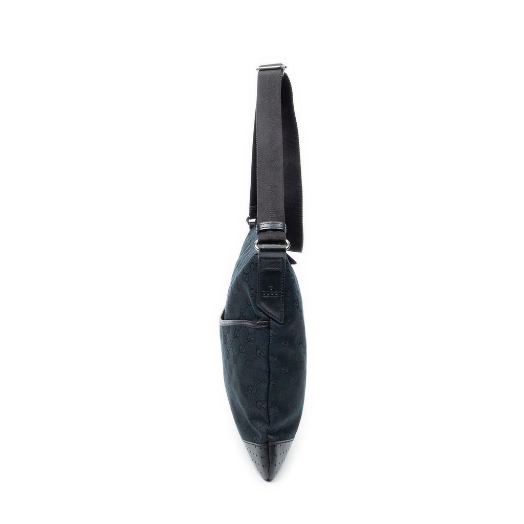 Gucci Web Messenger Black GG Canvas — view 3