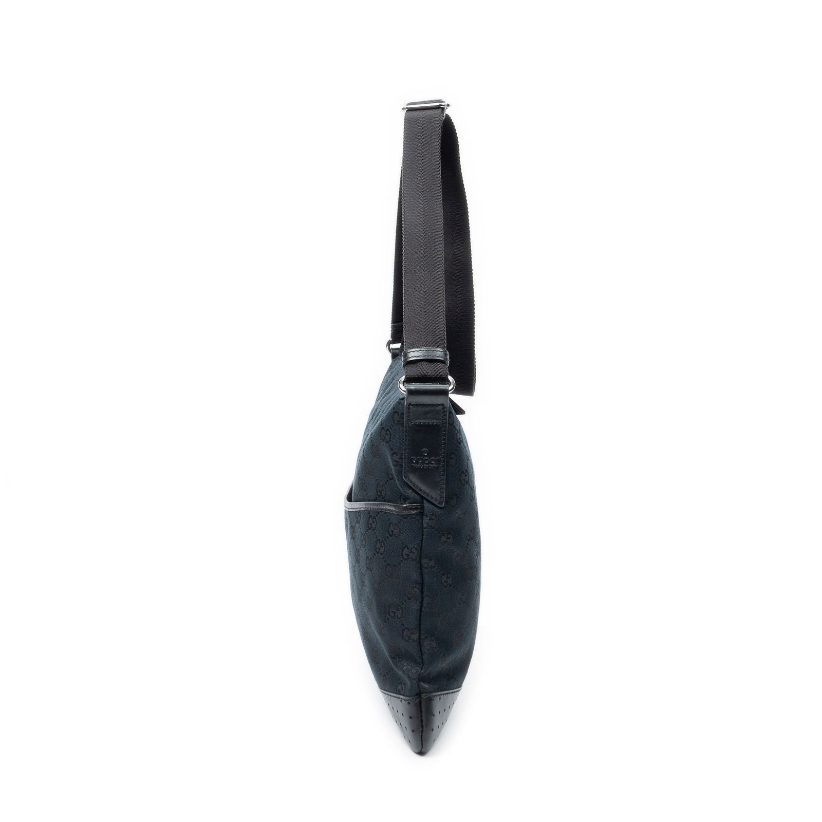 Gucci Web Messenger Black GG Canvas — view 3