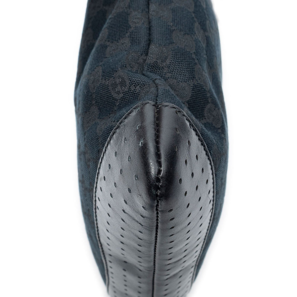 Gucci Web Messenger Black GG Canvas — view 8