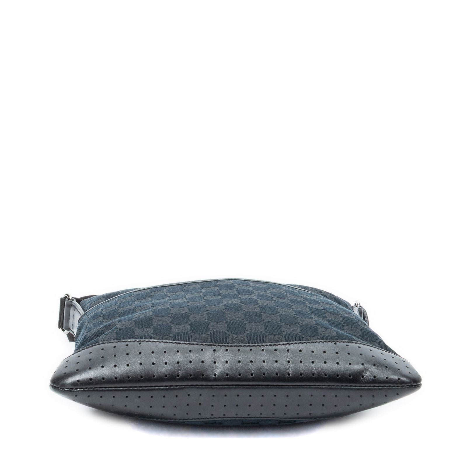 Gucci Web Messenger Black GG Canvas — view 6