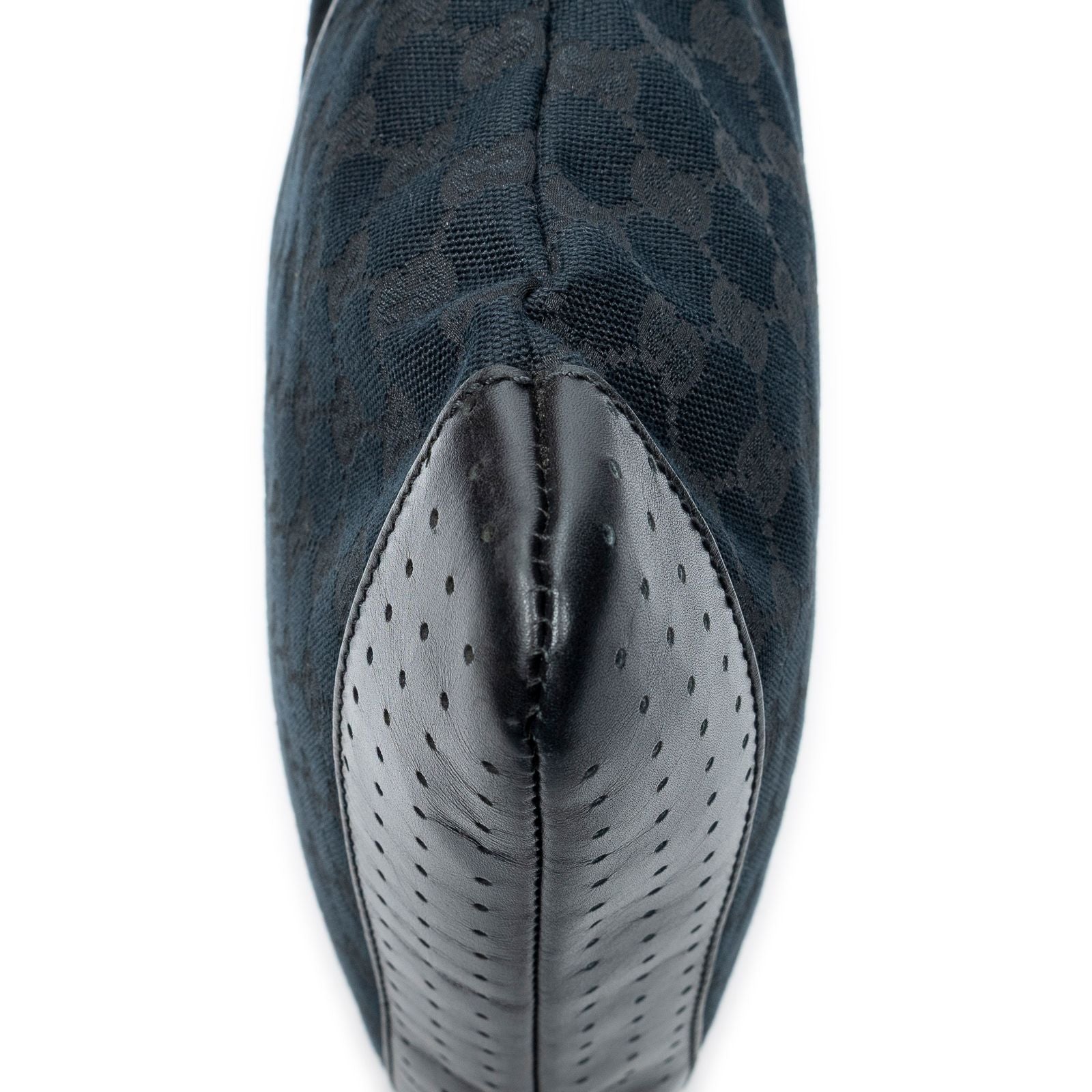 Gucci Web Messenger Black GG Canvas — view 7