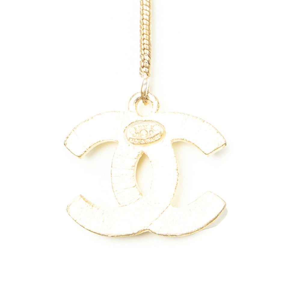 Chanel CC Rhinestone Pendant — view 4