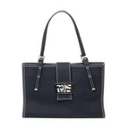 Fendi Vintage FF Marble Tote Blue Denim Canvas