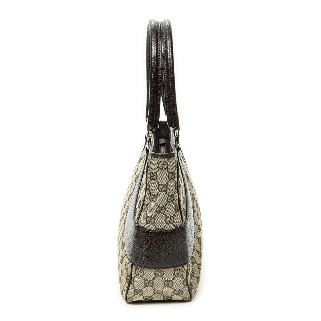 Gucci Tote Beige Brown GG Canvas — view 3