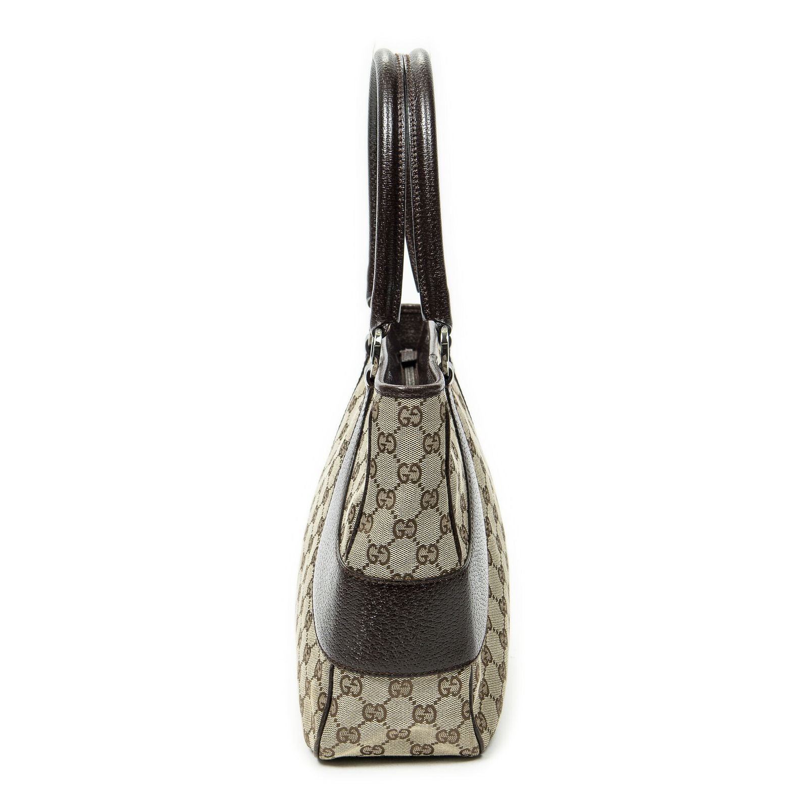 Gucci Tote Beige Brown GG Canvas — view 3