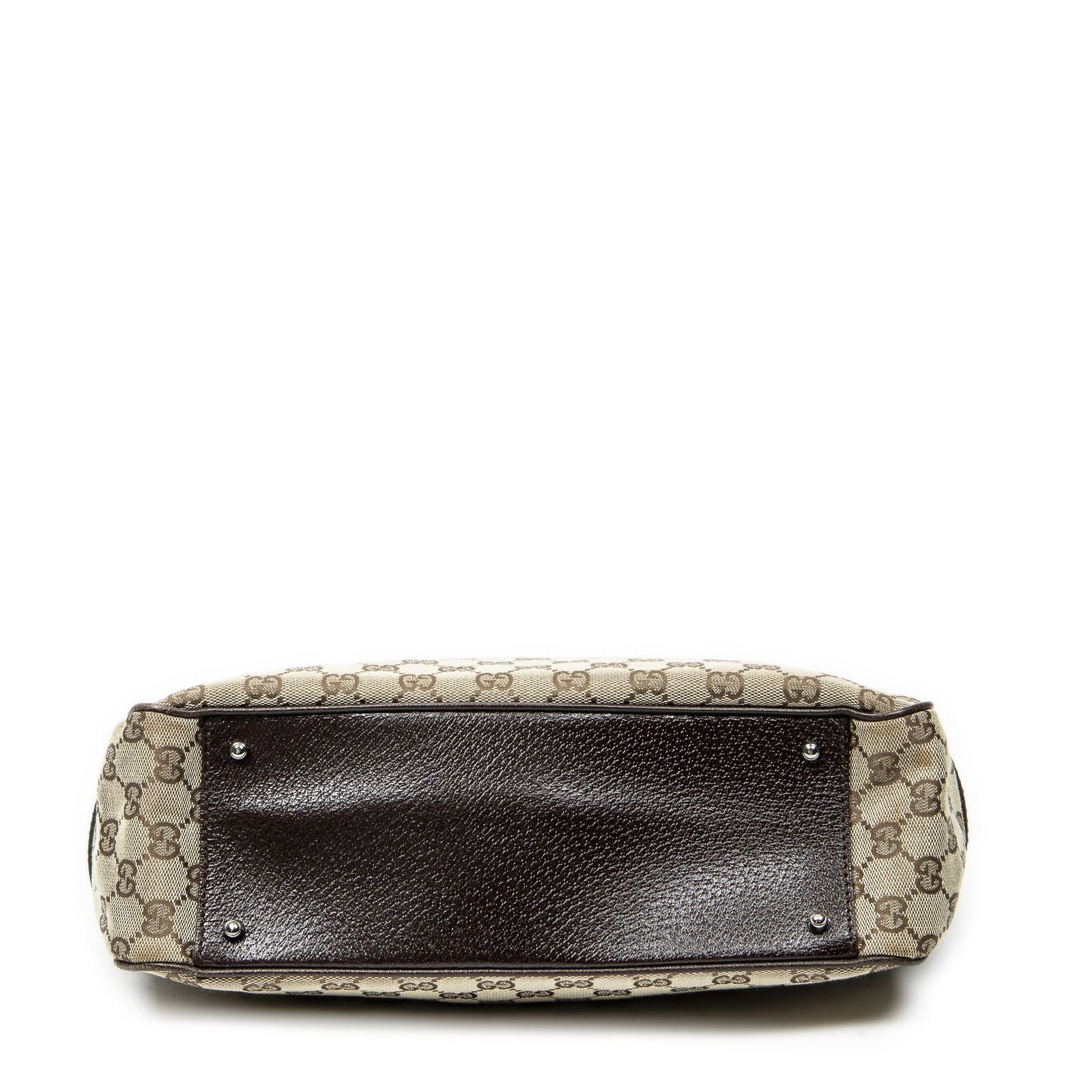Gucci Tote Beige Brown GG Canvas — view 6