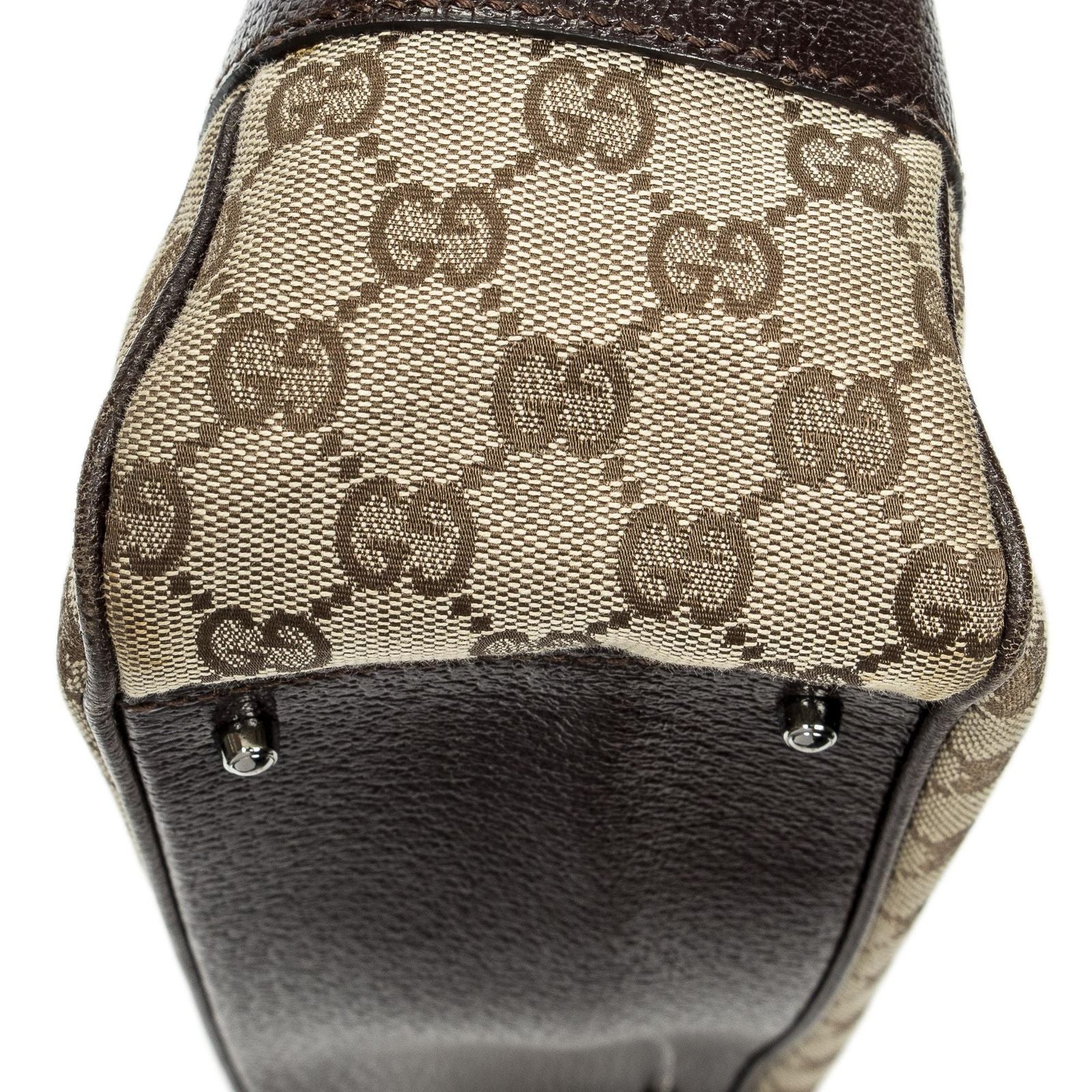 Gucci Tote Beige Brown GG Canvas — view 7
