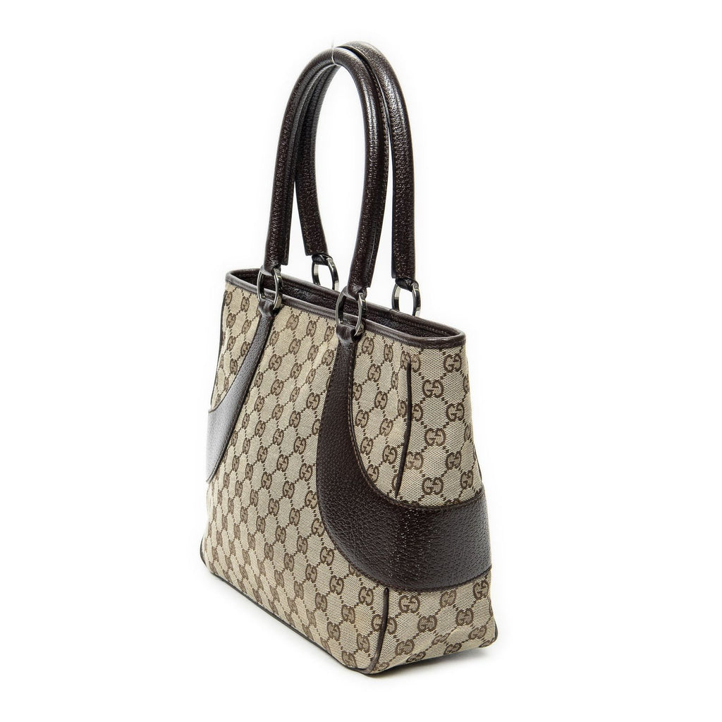 Gucci Tote Beige Brown GG Canvas — view 2