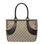 Gucci Tote Beige Brown GG Canvas
