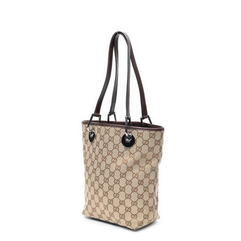 Gucci Eclipse Shoppingbeige Brown GG Canvas Shoulder — view 2