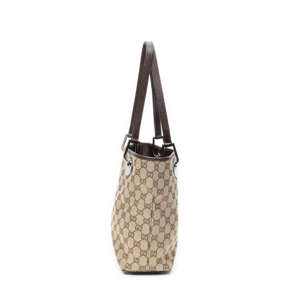 Gucci Eclipse Shoppingbeige Brown GG Canvas Shoulder — view 3