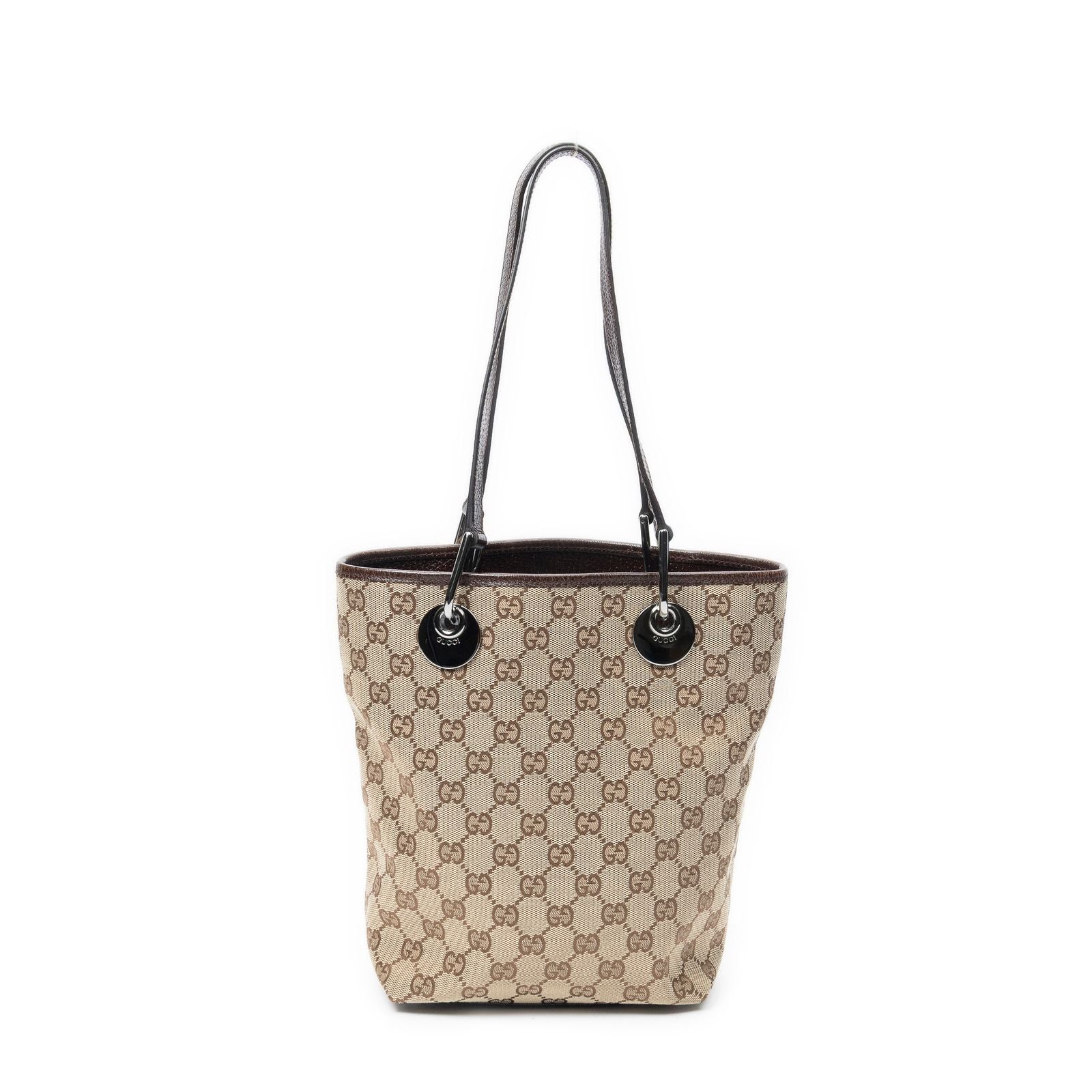 Gucci Eclipse Shoppingbeige Brown GG Canvas Shoulder — view 5