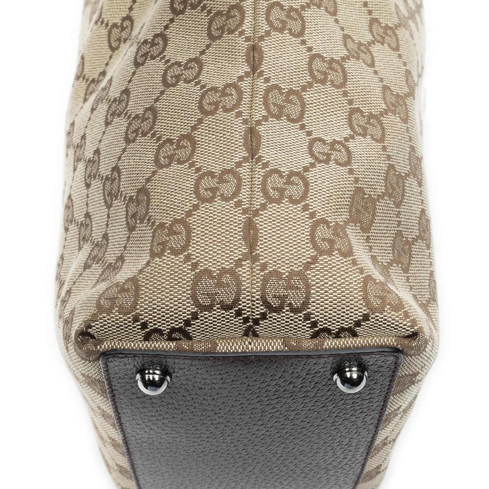 Gucci Eclipse Shoppingbeige Brown GG Canvas Shoulder — view 7