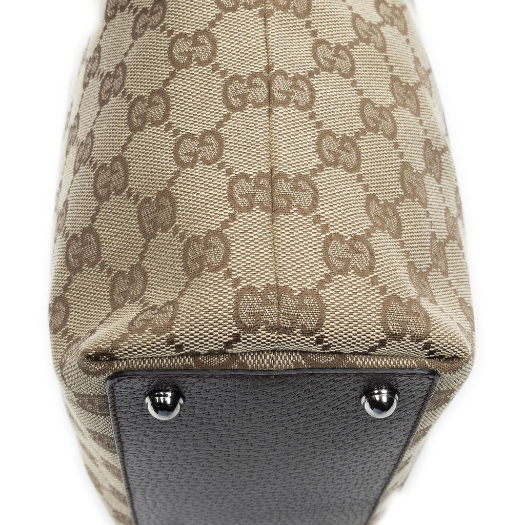 Gucci Eclipse Shoppingbeige Brown GG Canvas Shoulder — view 8