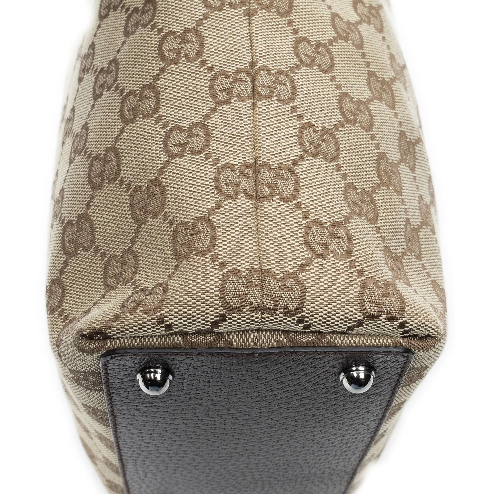 Gucci Eclipse Shoppingbeige Brown GG Canvas Shoulder — view 8