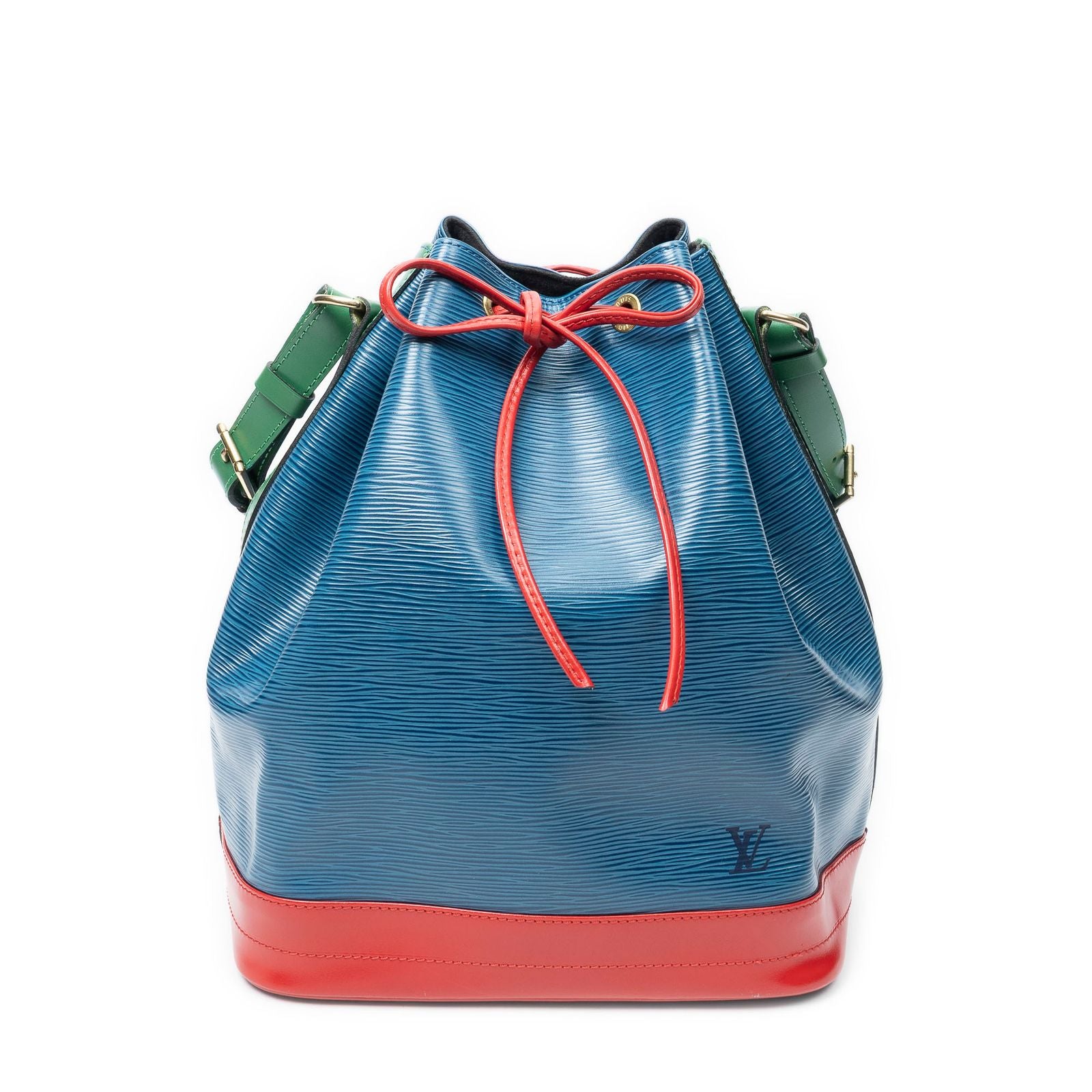 Louis Vuitton Noe Tricolor Blue Red Green