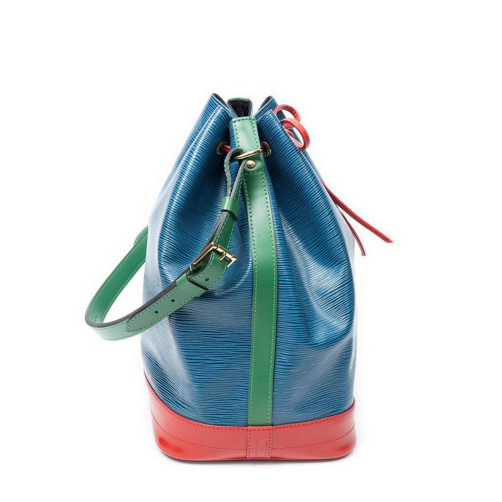 Louis Vuitton Noe Tricolor Blue Red Green — view 4