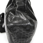 Gucci Front Pocket Messenger Black Inprint Canvas — view 7