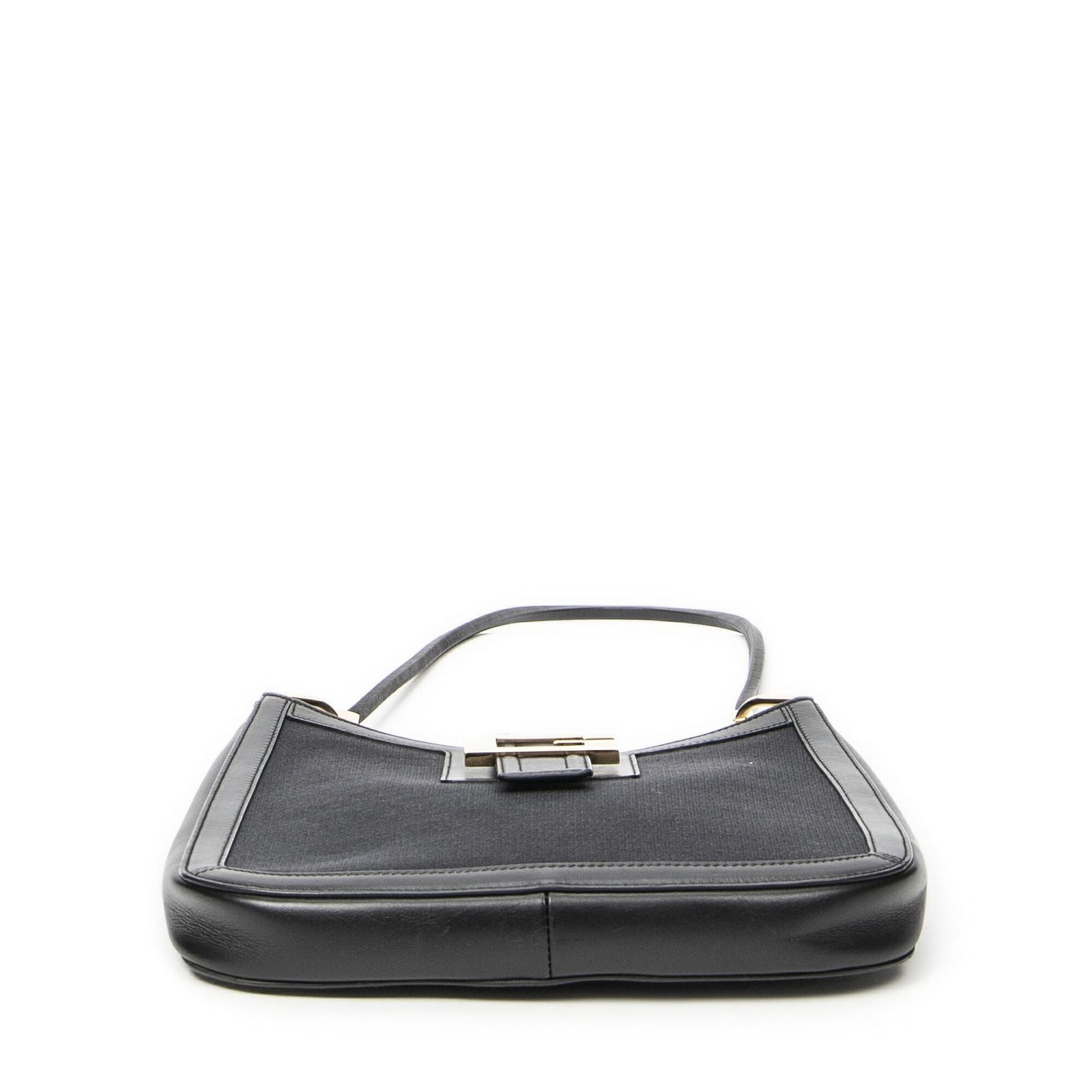 Gucci Vintage Logo Hobo Black Canvas — view 6