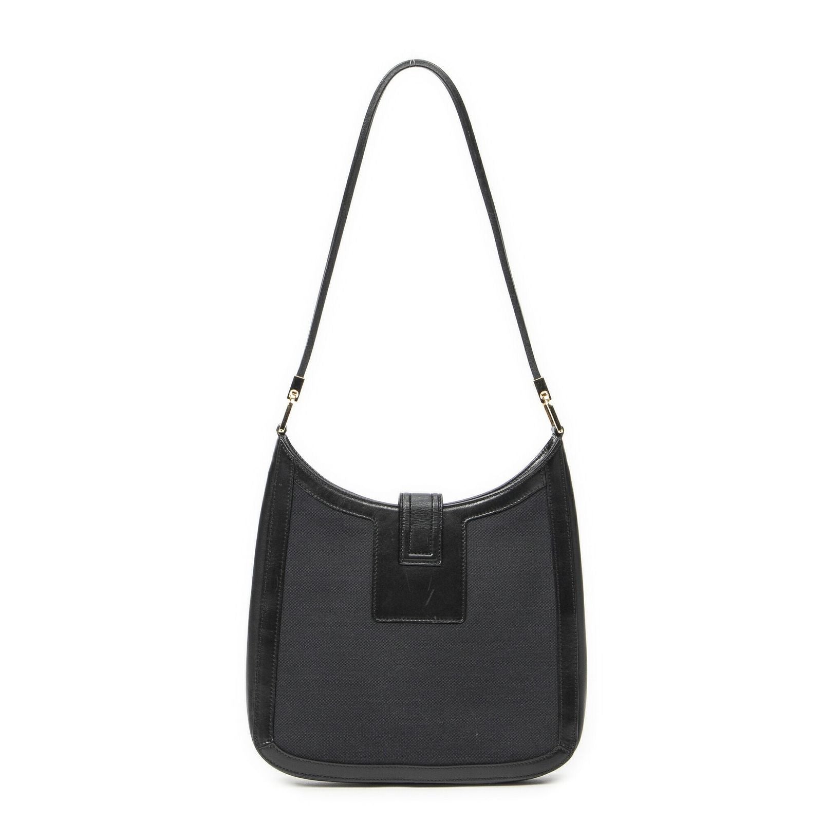 Gucci Vintage Logo Hobo Black Canvas — view 5