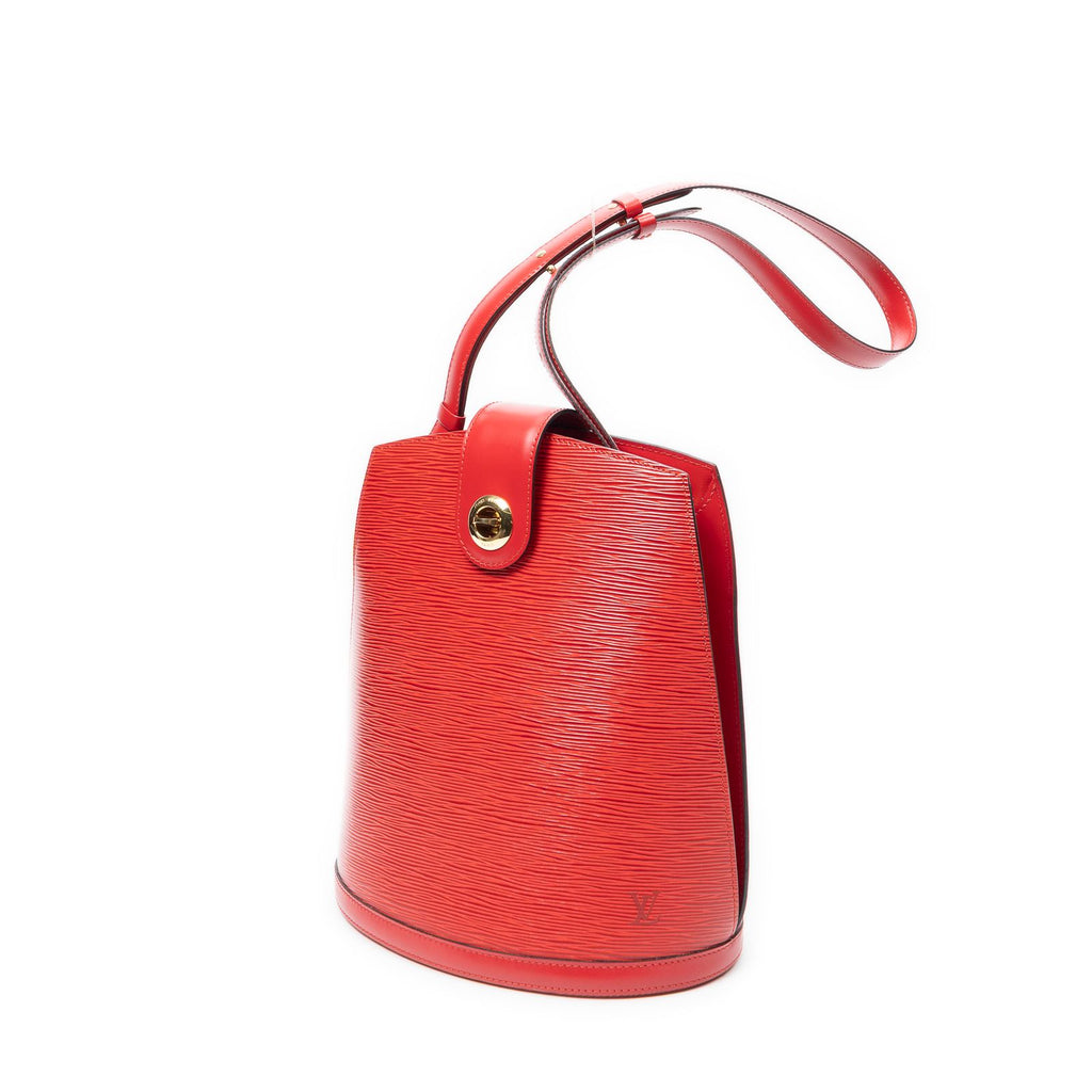 Louis Vuitton Cluny Red Epi Shoulder — view 2