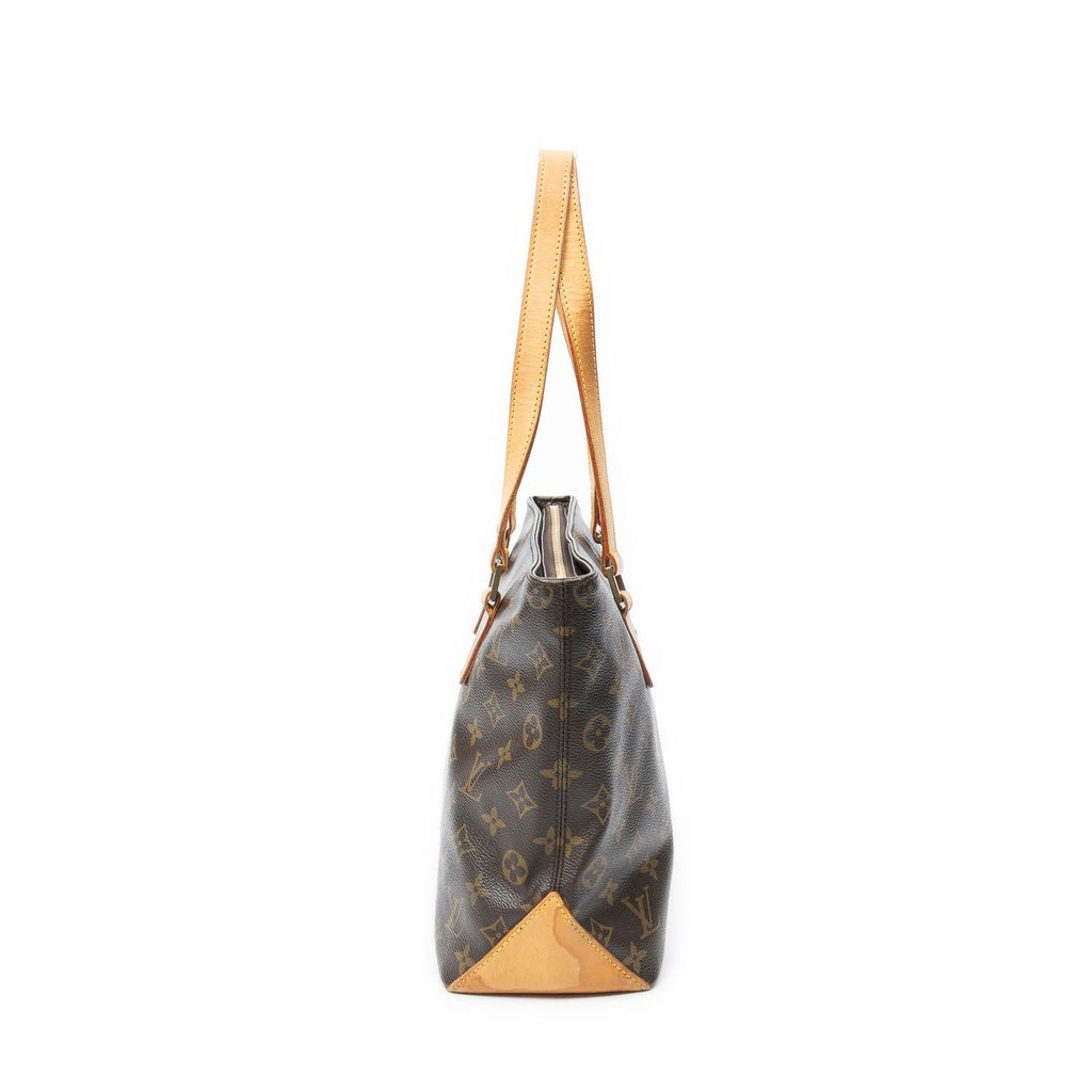 Louis Vuitton Cabas Piano Brown Monogram Canvas Tote — view 3