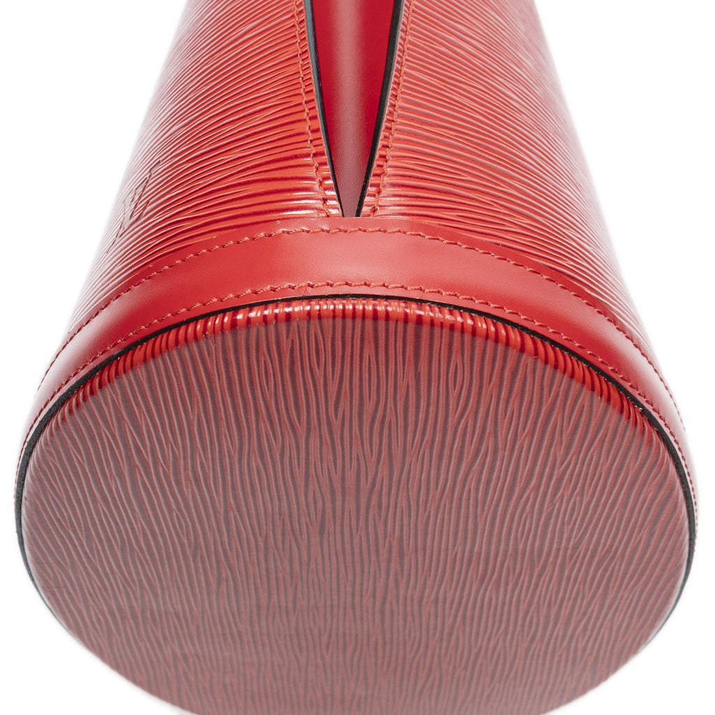 Louis Vuitton Cluny Red Epi Shoulder — view 7