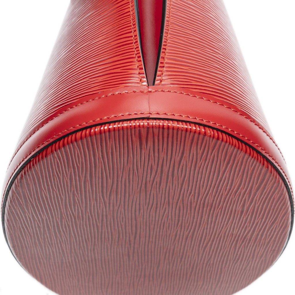 Louis Vuitton Cluny Red Epi Shoulder — view 8