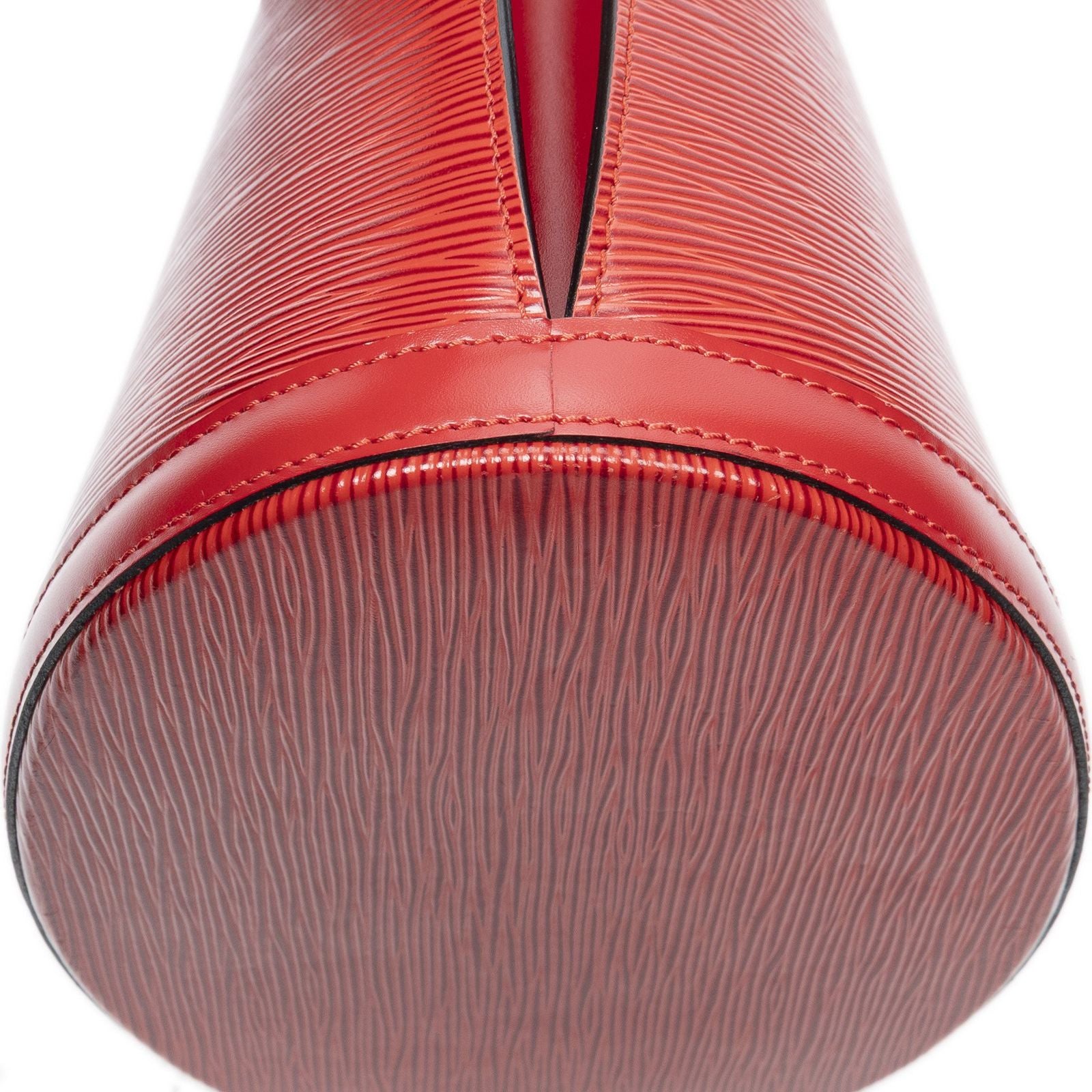 Louis Vuitton Cluny Red Epi Shoulder — view 8