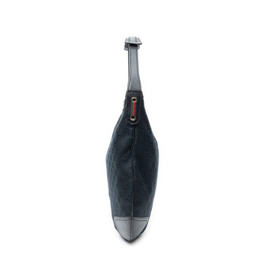 Gucci Web Black GG Canvas Shoulder — view 3