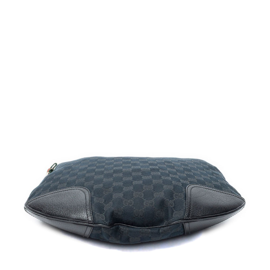 Gucci Web Black GG Canvas Shoulder — view 6