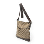 Gucci Web Media Messenger Beige Brown GG Canvas — view 2