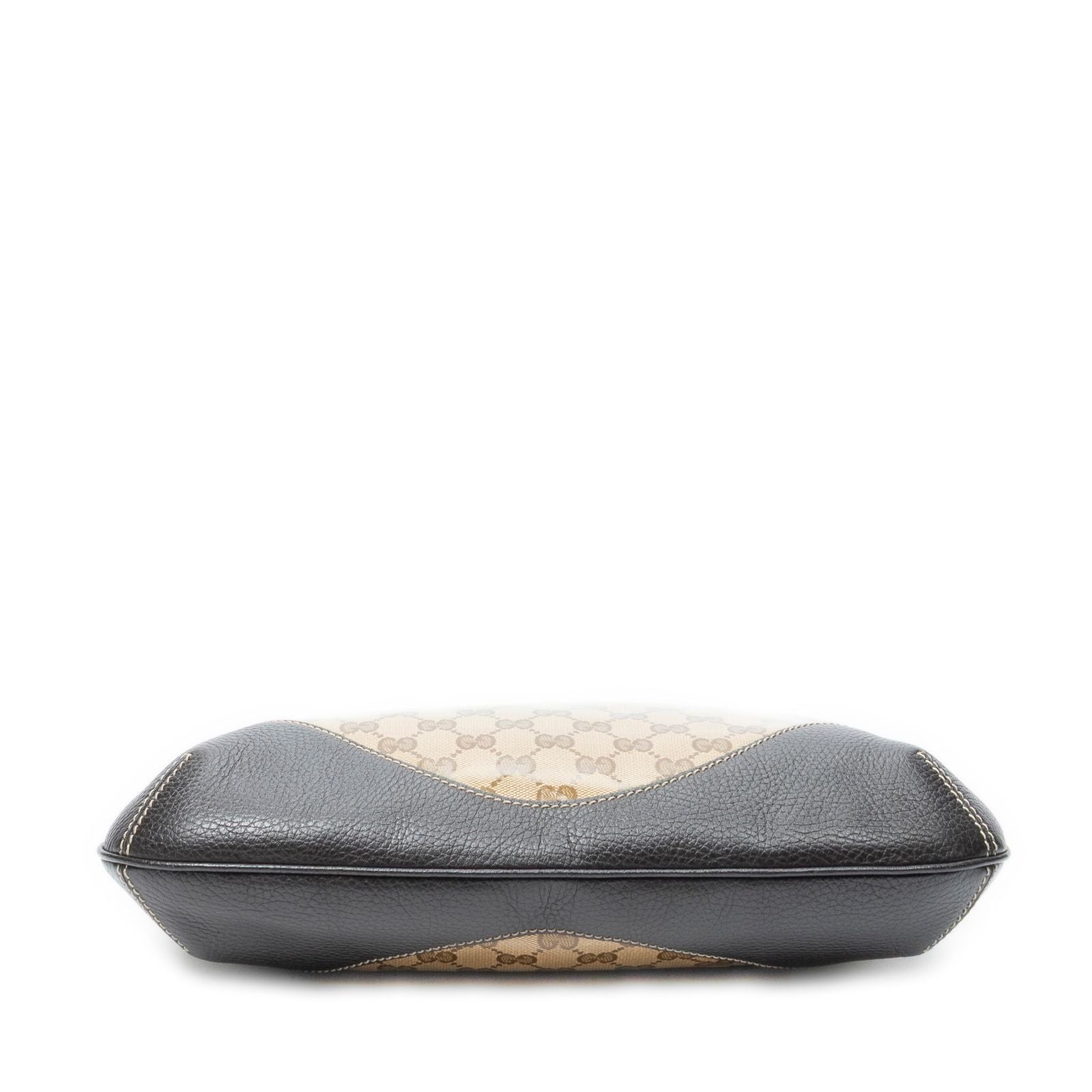 Gucci Zip Beige Brown Crystal Canvas Shoulder — view 6