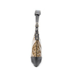 Gucci Zip Beige Brown Crystal Canvas Shoulder — view 4