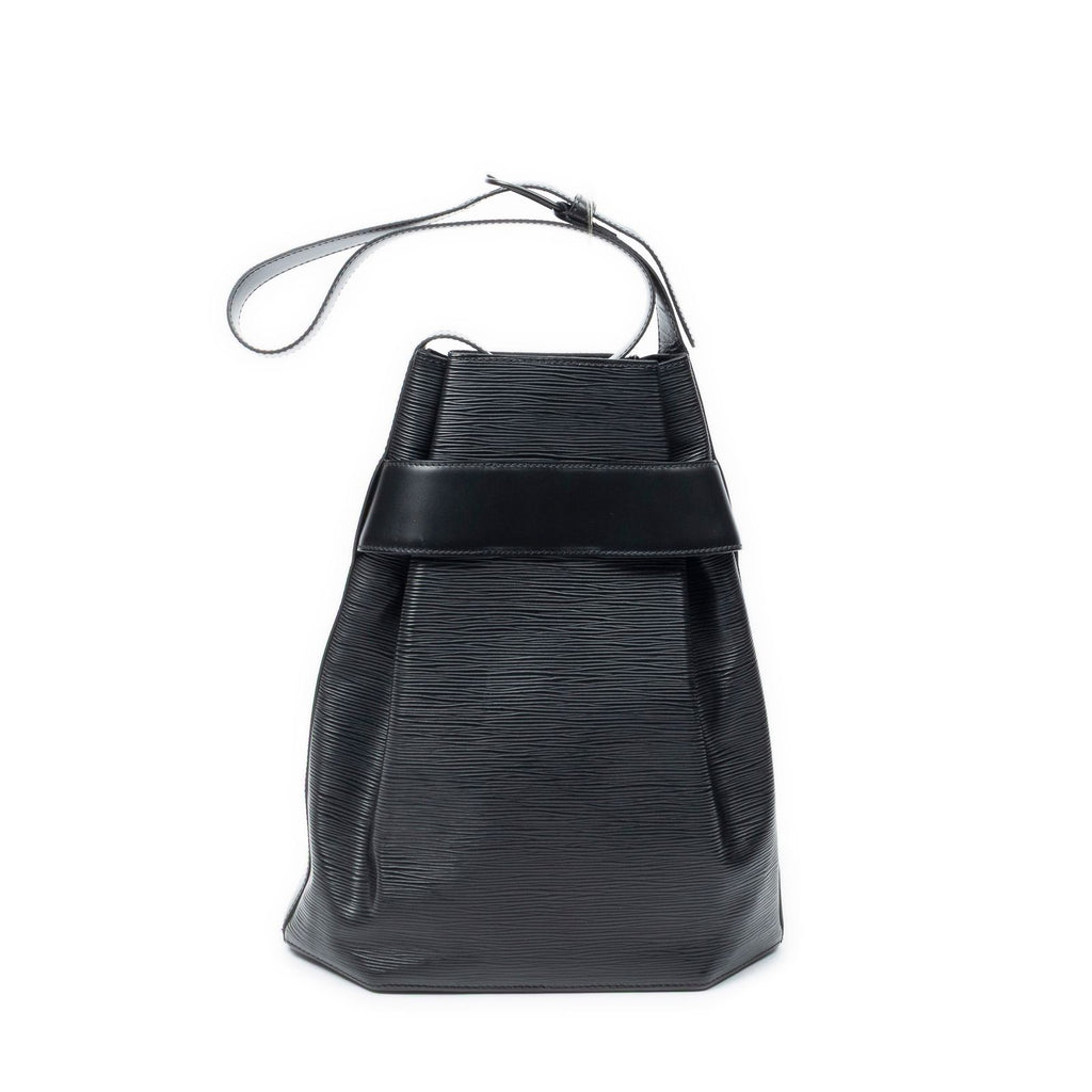 Louis Vuitton Sac Depot Black Epi Shoulder — view 5