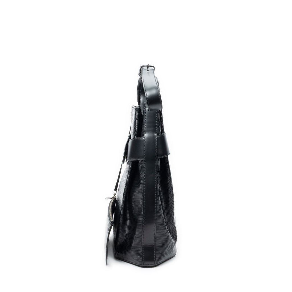 Louis Vuitton Sac Depot Black Epi Shoulder — view 3