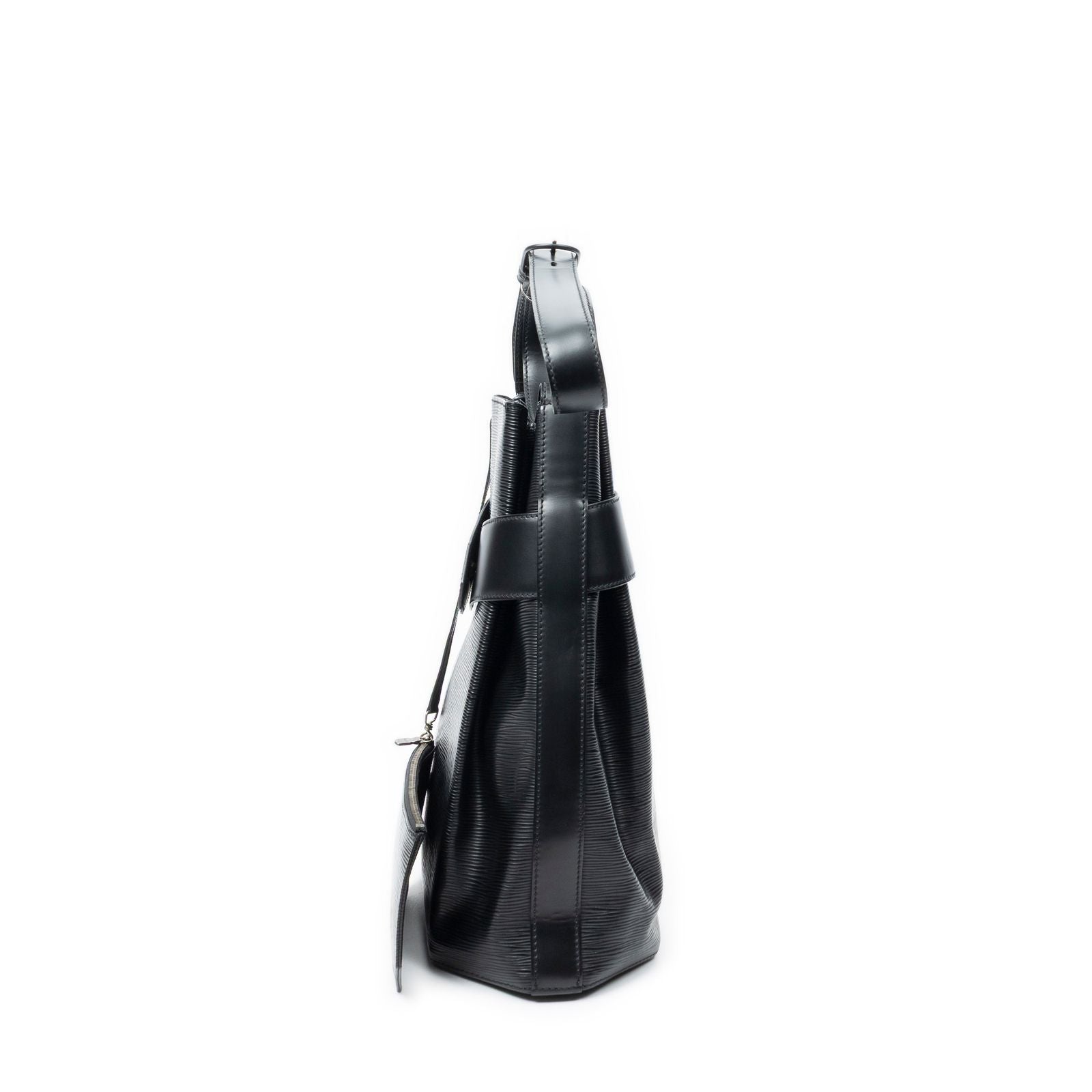 Louis Vuitton Sac Depot Black Epi Shoulder — view 3