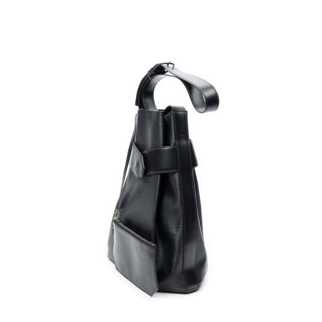 Louis Vuitton Sac Depot Black Epi Shoulder — view 2