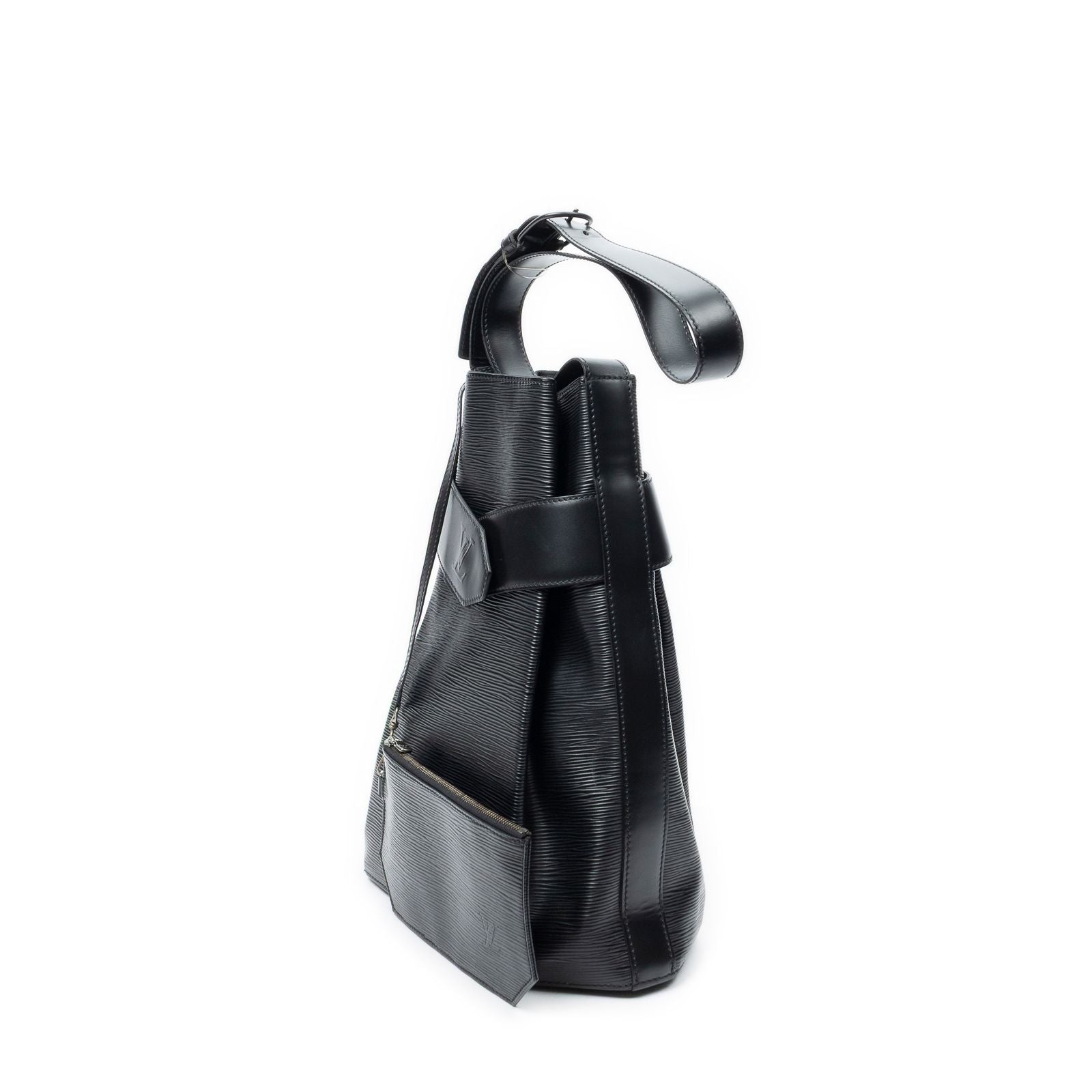 Louis Vuitton Sac Depot Black Epi Shoulder — view 2